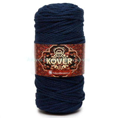 Шнур 5 мм, 877/2 темно джинсовый, акрил