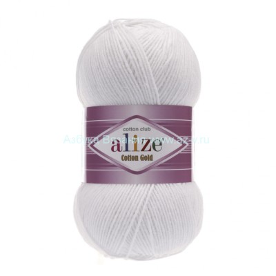 Пряжа Alize Cotton Gold, 055, 55% хлопок, 45% акрил, 100 гр.