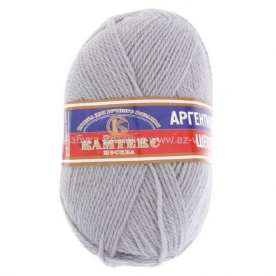 Пряжа &quot;Аргентинская шерсть&quot;, жемчужный 106, шерсть 100%, 100 г.