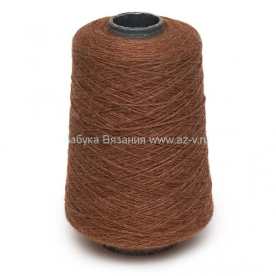 Пряжа в бобине, Linea Piu PIURA, молочный шоколад 57262, Альпака 75%, Вискоза 15%, Акрил 10%