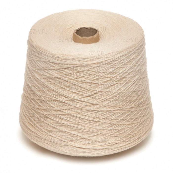 Пряжа в бобине, 505/8 слоновая кость, 100% акрил, 32/2, Пинск