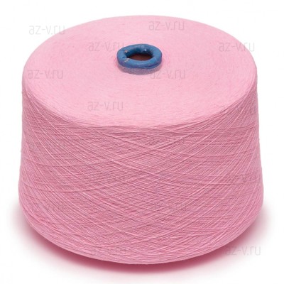 Пряжа в бобинах, Zafer tekstil, B-131 светло-розовый, 60% хлопок/ 40% акрил
