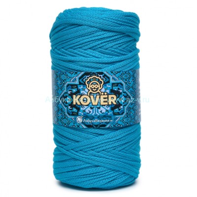 Шнур 6 мм, 518/3 тёмная бирюза , акрил