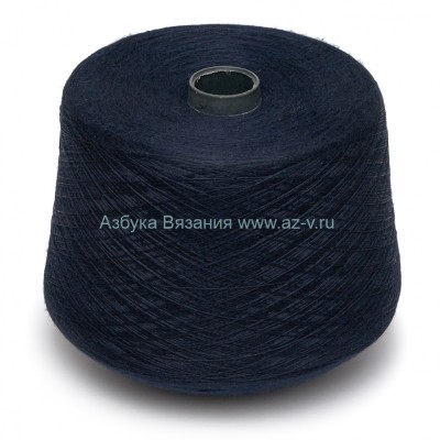 Пряжа в бобине, школьный синий 523/9, 30% шерсть, 70% акрил, 31/2, Пинск